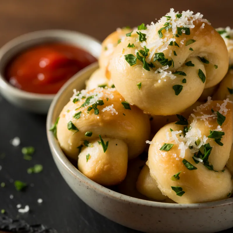 Garlic Knots at Woodside Pizza, Woodside NY