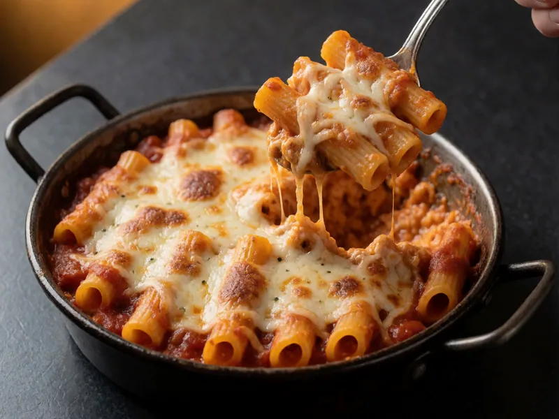 Baked Pasta at Woodside Pizza in Woodside, New York