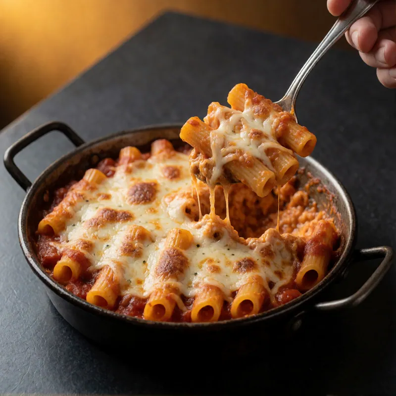 Baked Pasta at Woodside Pizza, Woodside NY