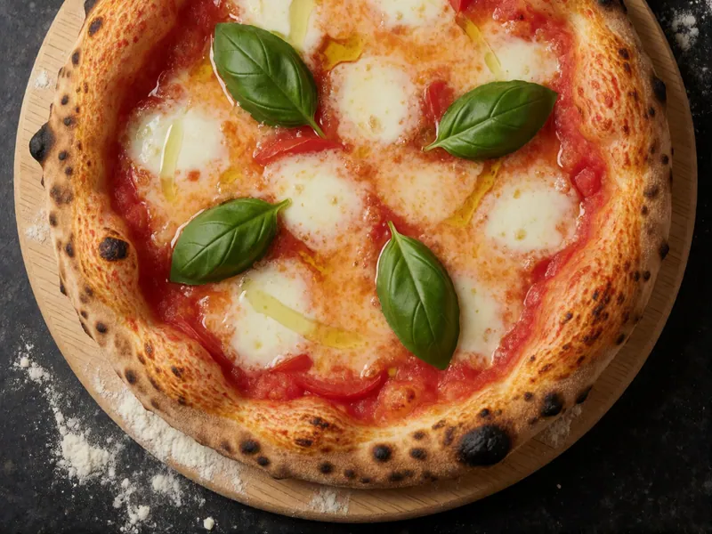 Margherita at Woodside Pizza in Woodside, New York