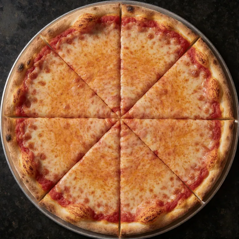 New York Cheese Pizza at Woodside Pizza, Woodside NY