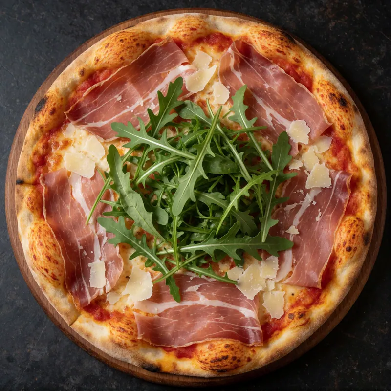 Prosciutto & Arugula at Woodside Pizza, Woodside NY