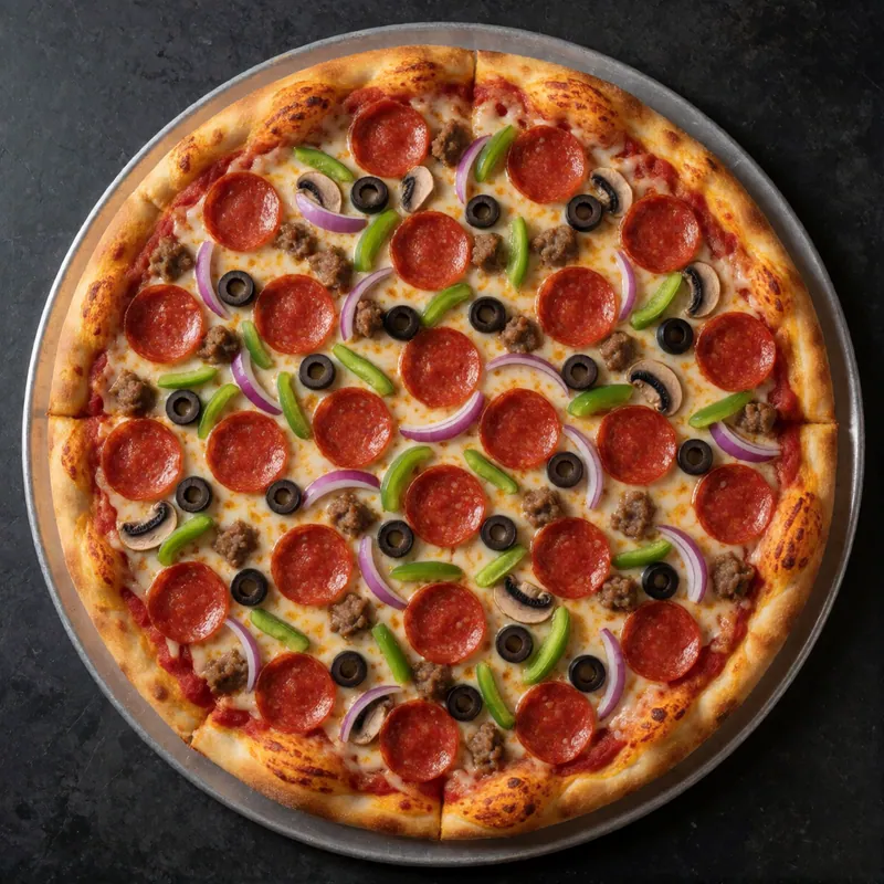 The Woodside Supreme at Woodside Pizza, Woodside NY
