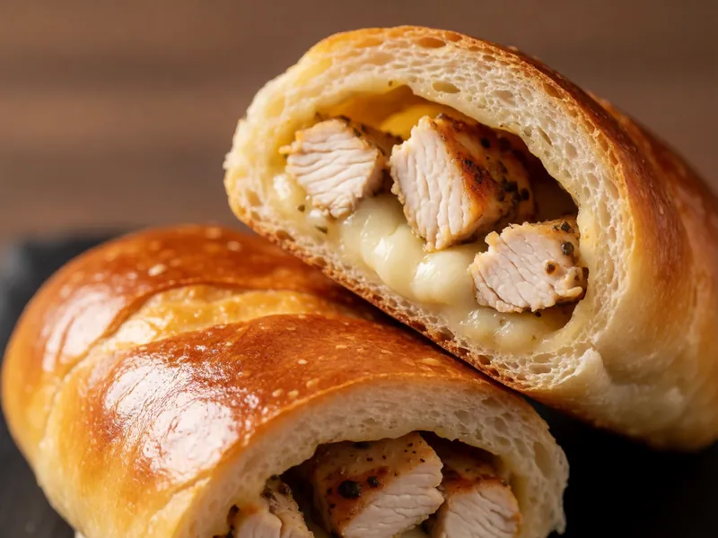 Chicken Roll at Woodside Pizza in Woodside, New York