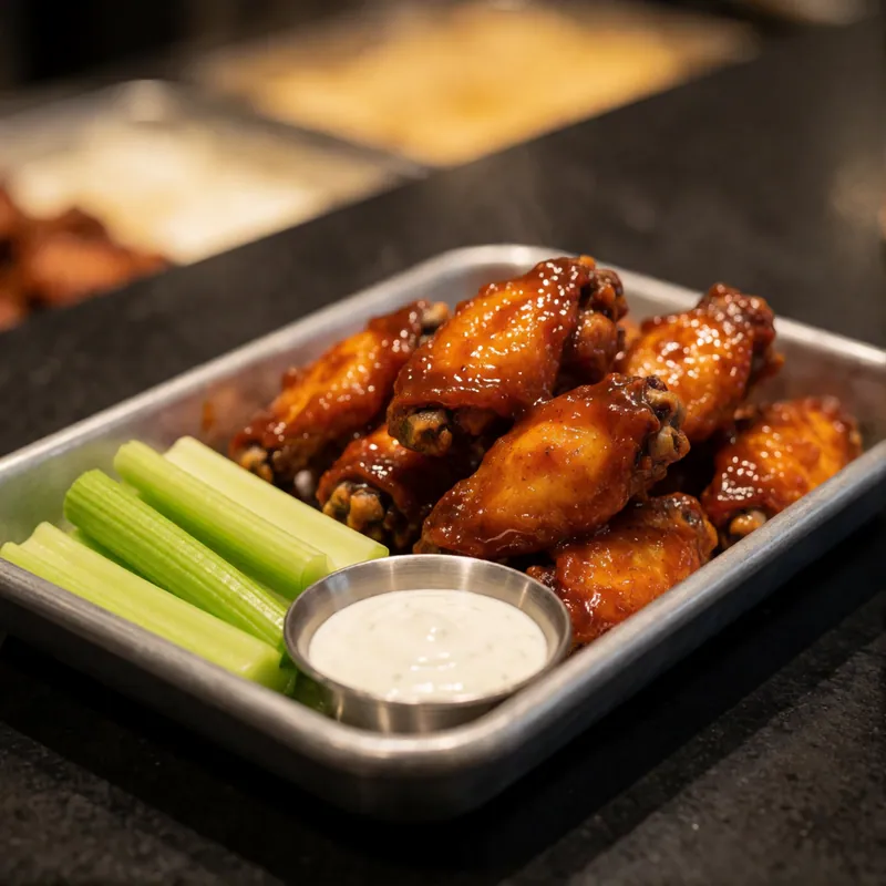 Wings at Woodside Pizza, Woodside NY